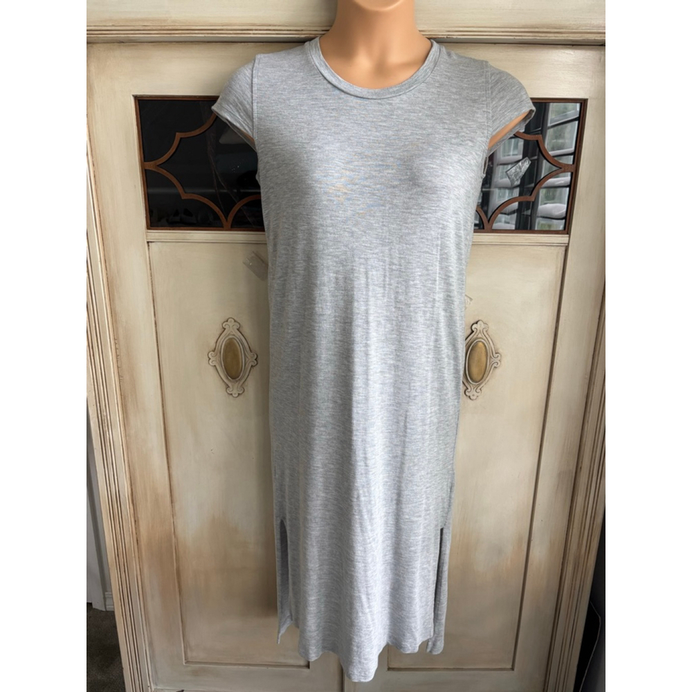 EUC Jessica Simpson Ladies' Midi Dress in Heathered Grey | Sz Medium